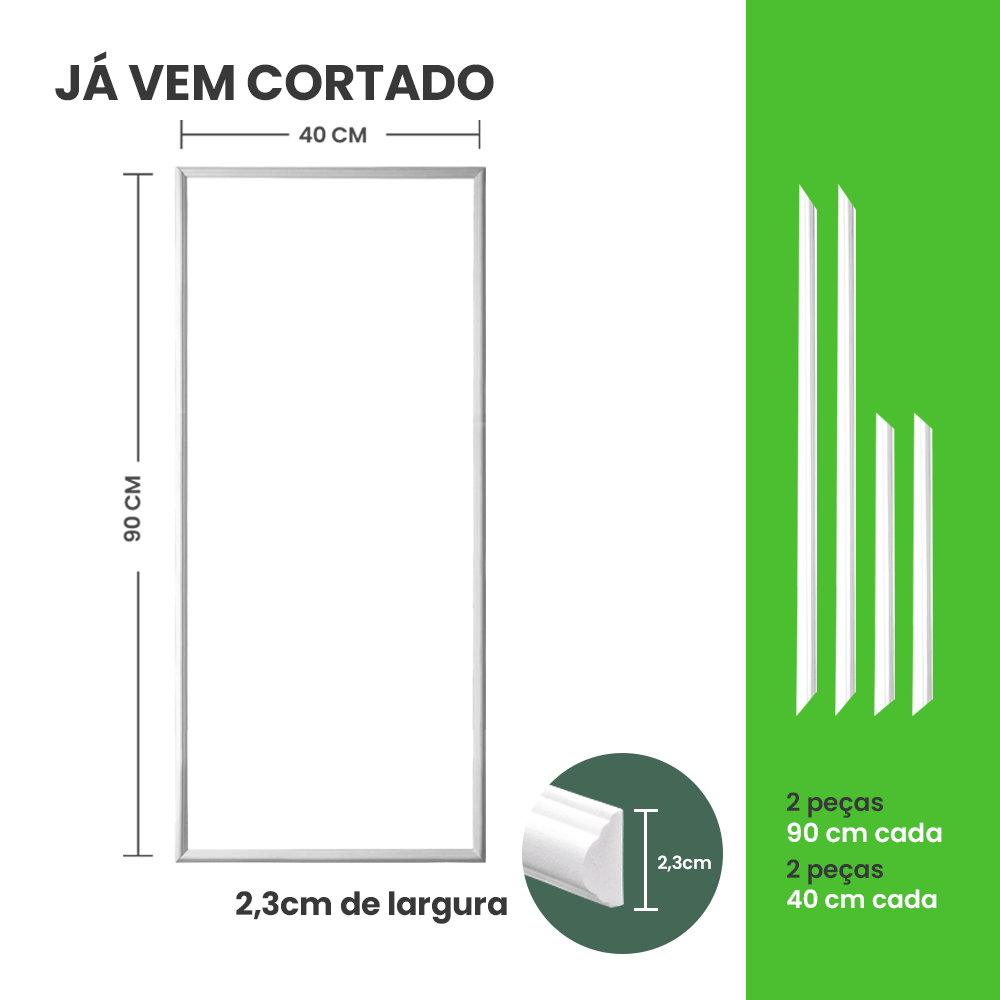 Boiserie de EVA Autocolante Cortado | RM61