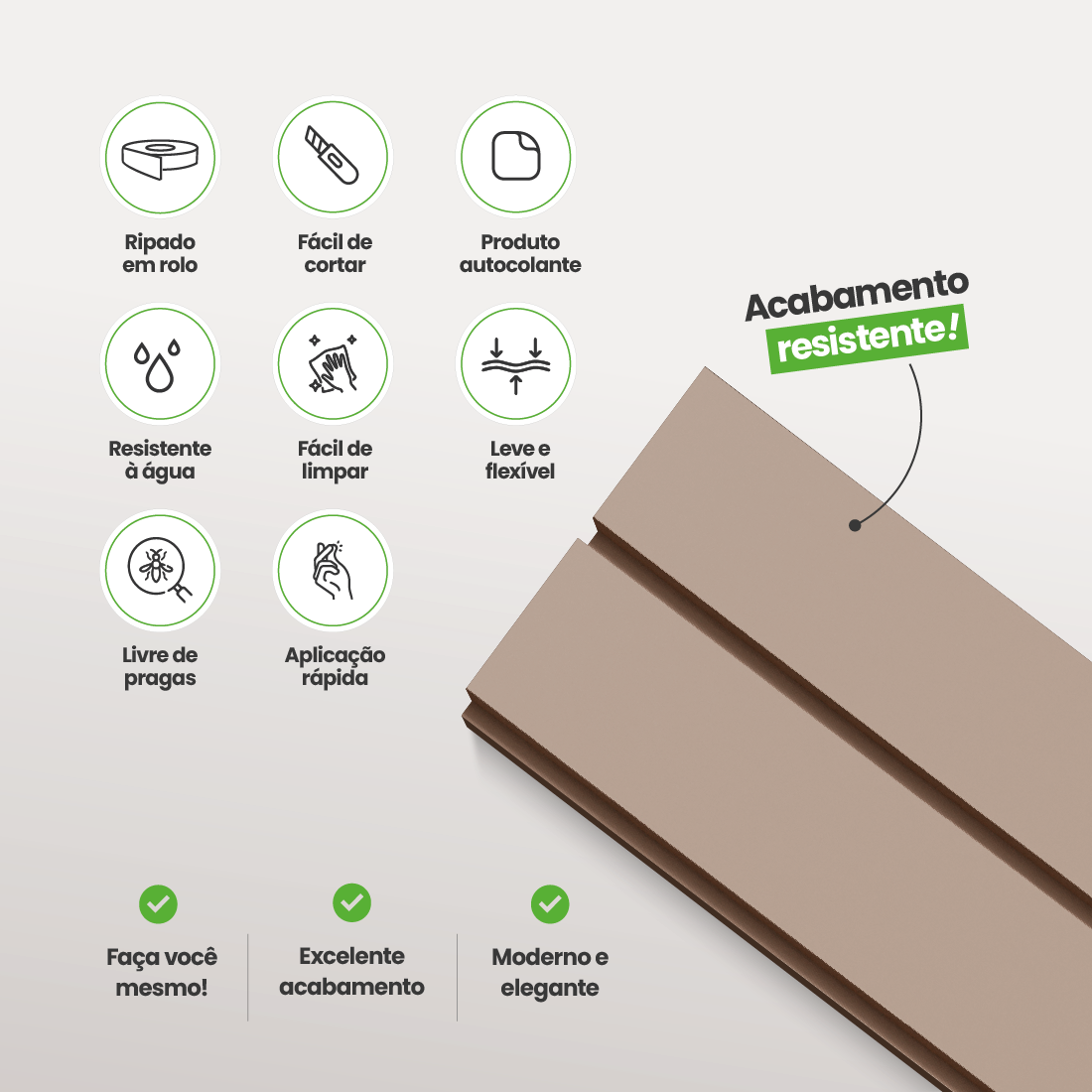 Kit Cabeceira Painel Ripado | Linha Play +