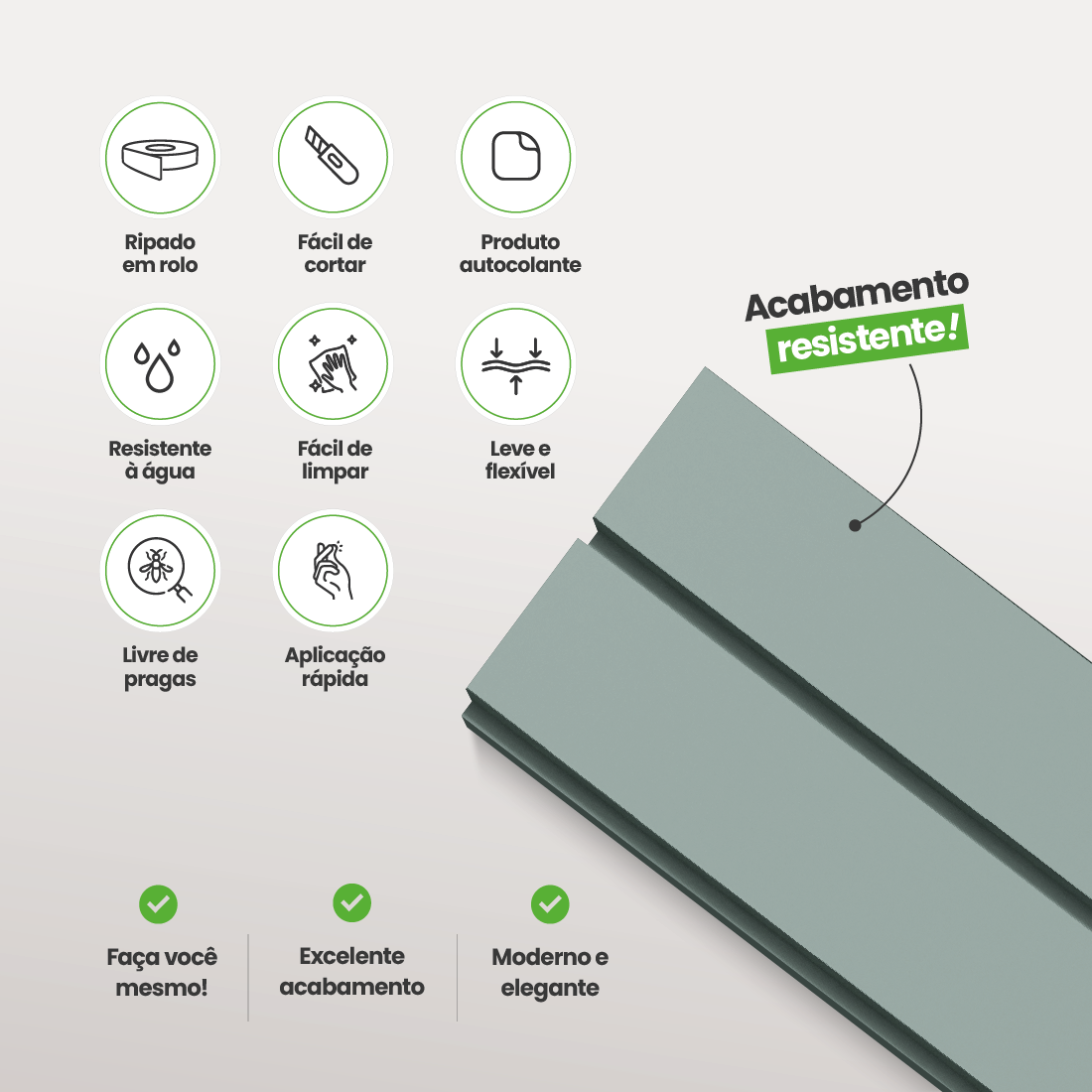 Kit Cabeceira Painel Ripado | Linha Play +