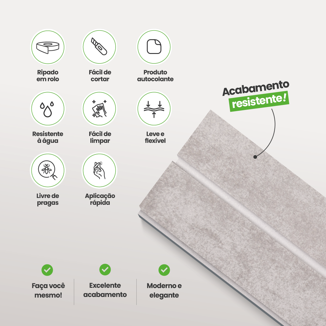 Kit Cabeceira Painel Ripado | Linha Urban +