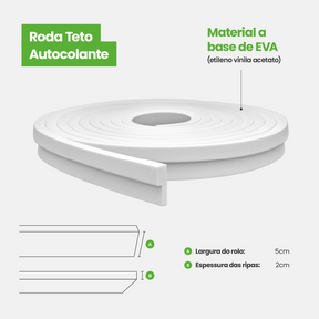 Roda Teto EVA Autocolante | RT601