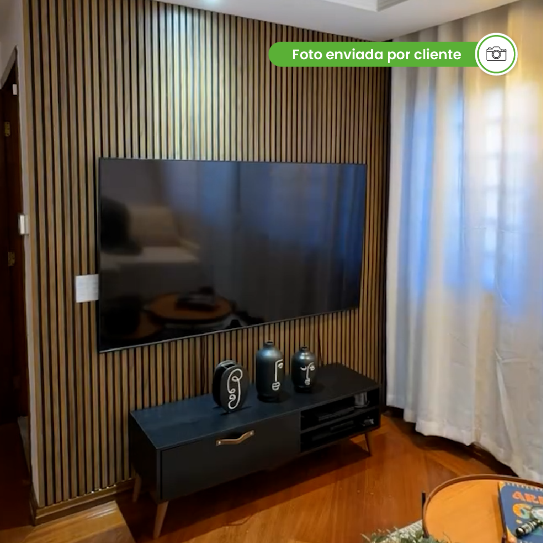 Painel Ripado Laminado de EVA | Linha Madeto | Meu Rodapé